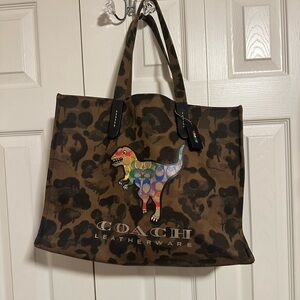 COACH RAINBOW REXY LIMITED EDITION TOTE